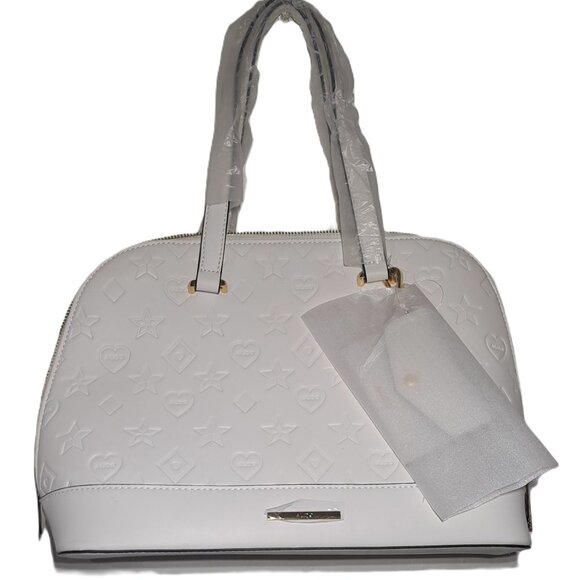 ALDO SACHEL PURSE DETACHABLE STRAP CLEAR WHITE COIN POUCH 2 INTERIOR POCKETS - Picture 5 of 10